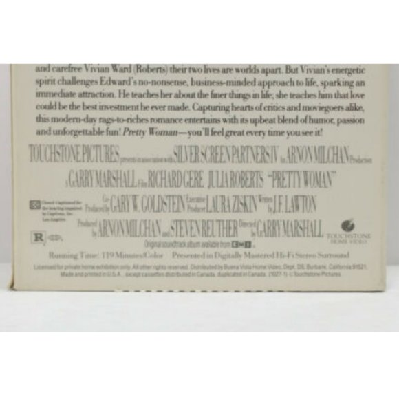 Pretty Woman (VHS, 1990) Movie 4620E1M - Picture 8 of 11